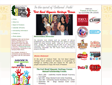 Tablet Screenshot of hispanicheritageforum.org
